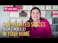 6 Designated Spaces you NEED in your Home | Organizing Tips