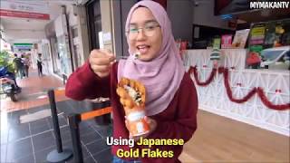 AMAZING GOLD ICE CREAM EGG PUFF @ Good Day Good Time