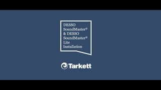 Tarkett DESSO SoundMaster installation