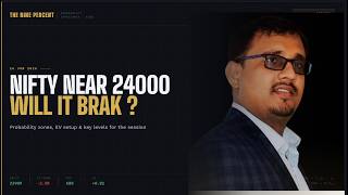 Nifty Flirts With 24,000! 🚨 Fakeout or Breakout Tomorrow? | Nifty &amp; Bank Nifty Prediction