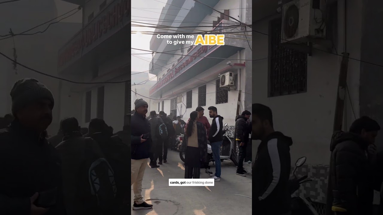 Come with me for my AIBE exam! 