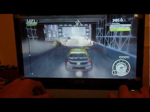 Colin Mcrae: Dirt 2 on Asus K42J laptop [Gameplay]