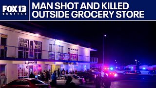 Man killed outside Renton, WA market after argument; suspect arrested