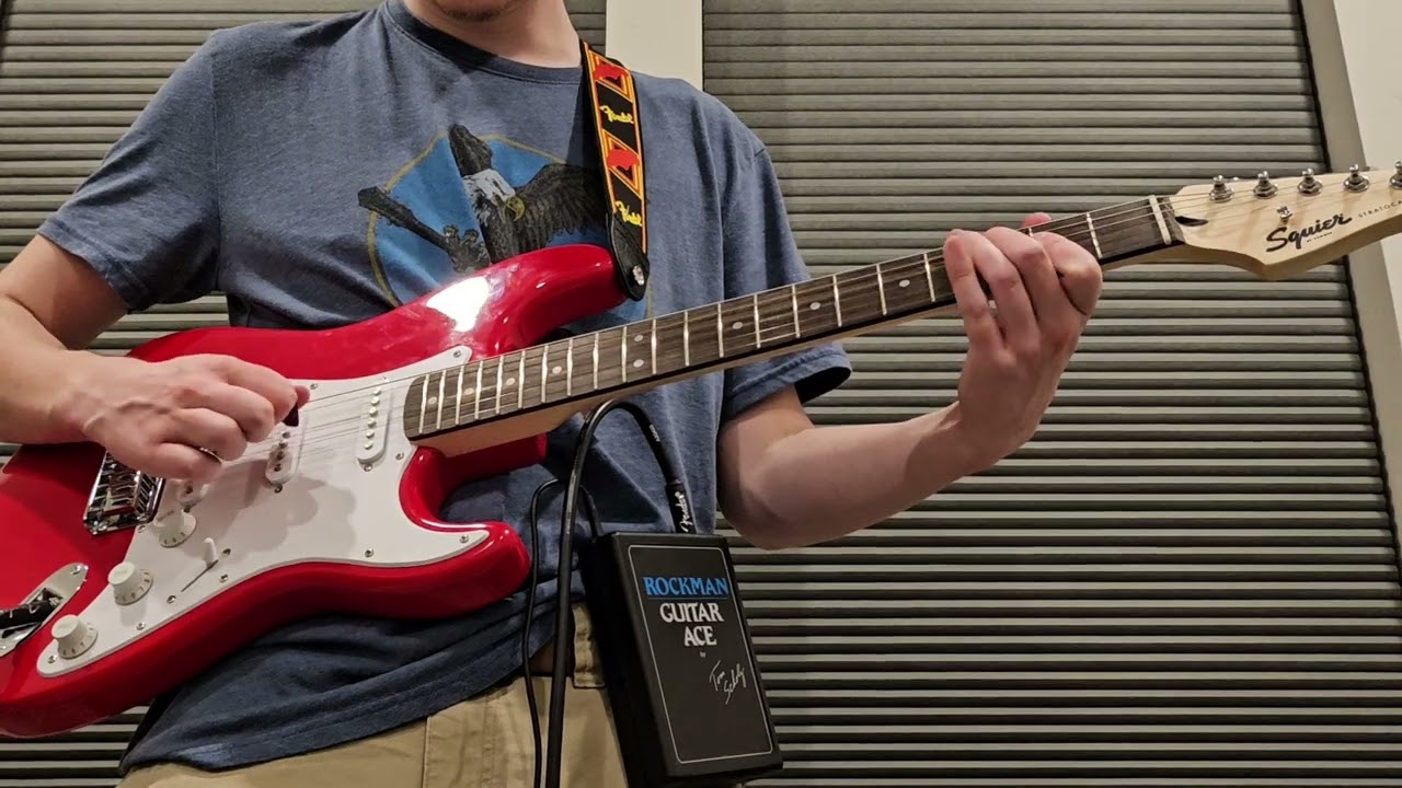 Playing "Smokin" on the Rockman Guitar Ace