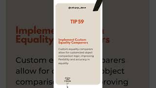Tip 59 of 100: Use Custom Equality Comparers #csharp #dotnet #dotnetcore #dotnetcore #coding