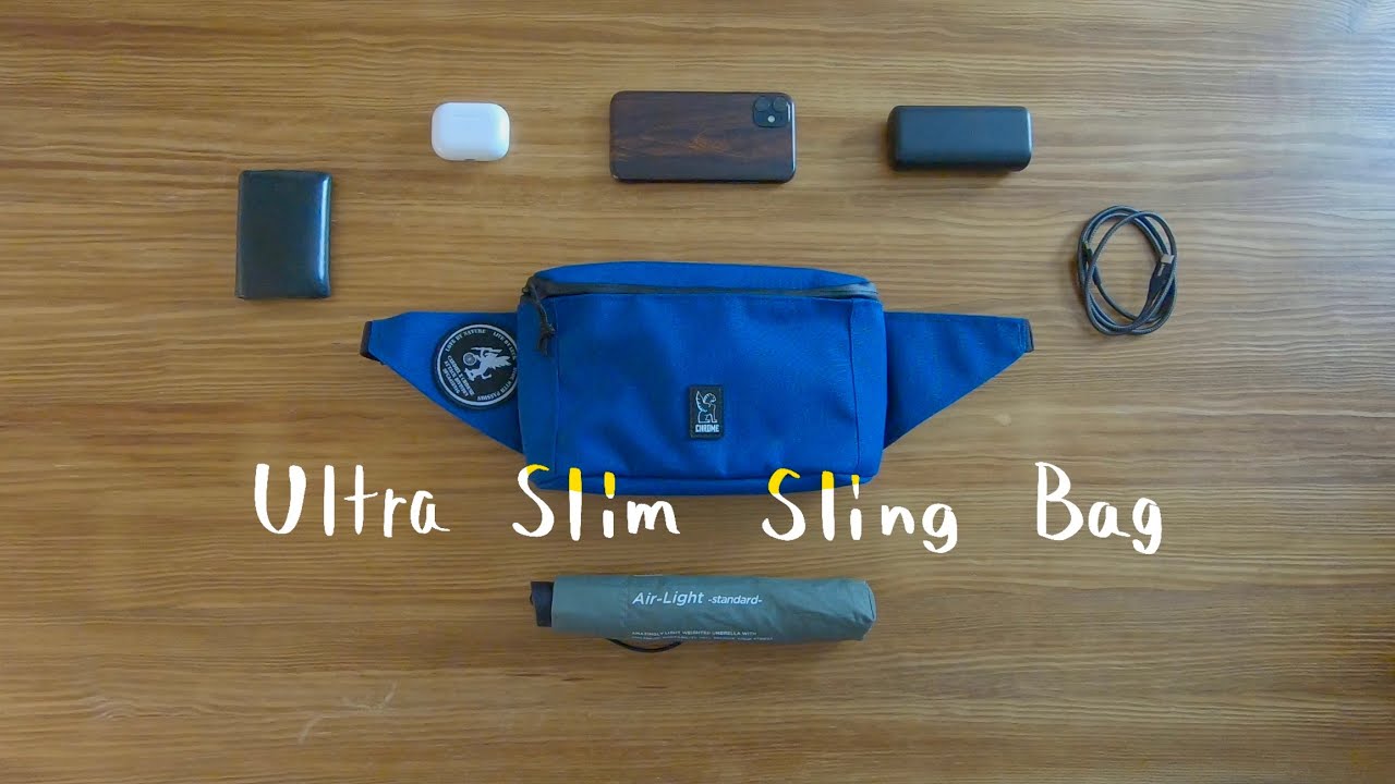 CHROME SHANK / Ultra Slim Sling Bag - Backpacking:vol.29 - YouTube