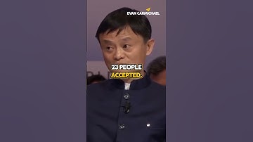 Get Used To Rejection! | Jack Ma