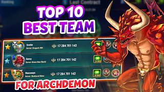 Top 10 BEST Teams For Archdemon Ranking! Hero Wars Adam Event Guide