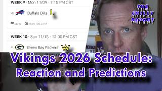 Minnesota Vikings 2026 Schedule Release REACTION!