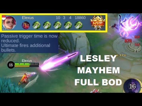 Lessy Battle LESLEY MAYHEM 2025 FULL BOD Gameplay (Absolute Ultimate Snipe) - True ...
