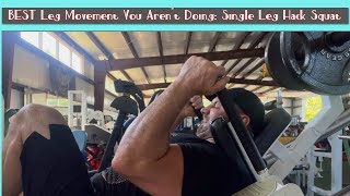 Famous BEST Leg Movement You Aren't Doing: Single Leg Hack Squats!!! Wealth