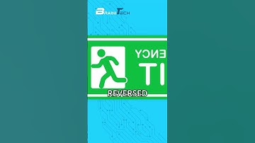 The Genius Design of Exit Signs 🤔