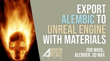 Export Alembic Animations to Unreal Engine the correct way (WITH MATERIALS)