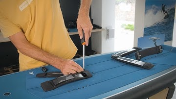 How To Setup Foilboard Footstraps | Hydrofoiling.