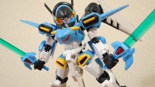 LBX 030 イカロス・フォース&RSライディングソーサ 組み立て レビュー