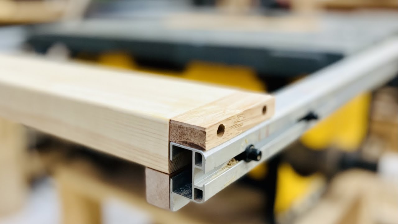 안정적인 목공을 위한 쉽고 간단한 지그 - YouTube