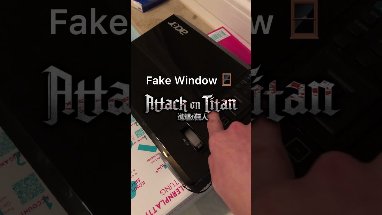 Fake Window Projector Challenge- Tiktok 