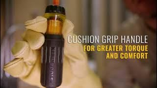 Klein Tools Flip-Blade Insulated Screwdriver, 2-in-1, Square Bit #1 and #2