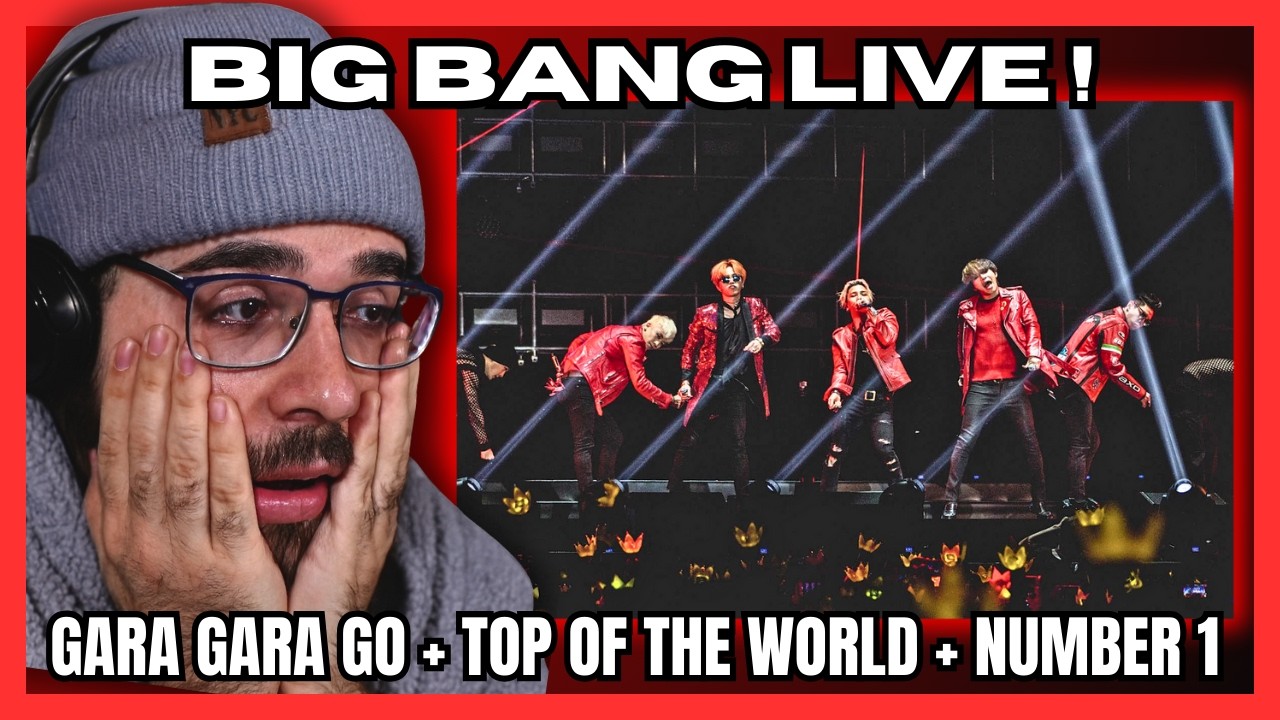 REACTING TO BIGBANG'S BEST LIVE PERFORMANCES - Gara Gara Go, Top of the World, Number One