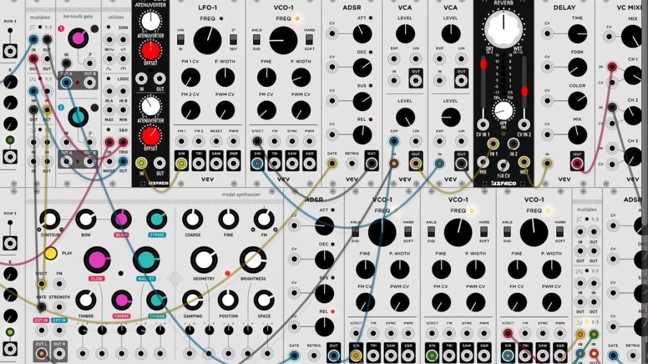 VCV Rack Day 1 // modular synthesis first try!