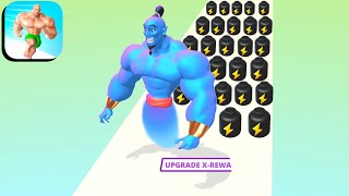 Muscle Rush - Destruction Run Gameplay Walkthrough Part - 08 (iOS,Android) New Gene Skin Max level screenshot 4