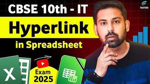 Hyperlinks in Libre Office Calc/Excel || Spreadsheet | Relative & Absolute With Practical | 10th IT