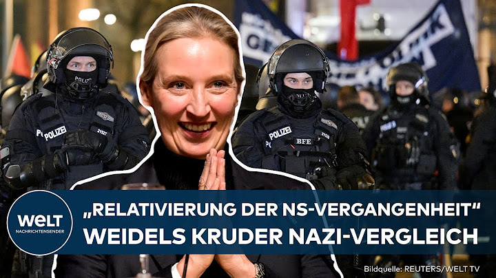 HAMBURG - ALICE WEIDEL: Kruder Nazi-Vergleich mit Demonstranten - „Grobschlächtig & polemisch“