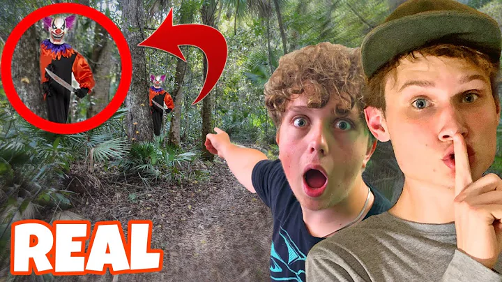 I HUNTED FOR KILLER CLOWNS IN THE WOODS!!! *GONE WRONG* *SOMETHING CRAZY HAPPENED*