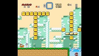 Super Mario World USA Prototype Level Corruption 1