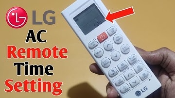 LG Dual Inverter Ac Remote Time Setting |⏰ 2023 How To Set Time on LG Ac Remote | Remote Function