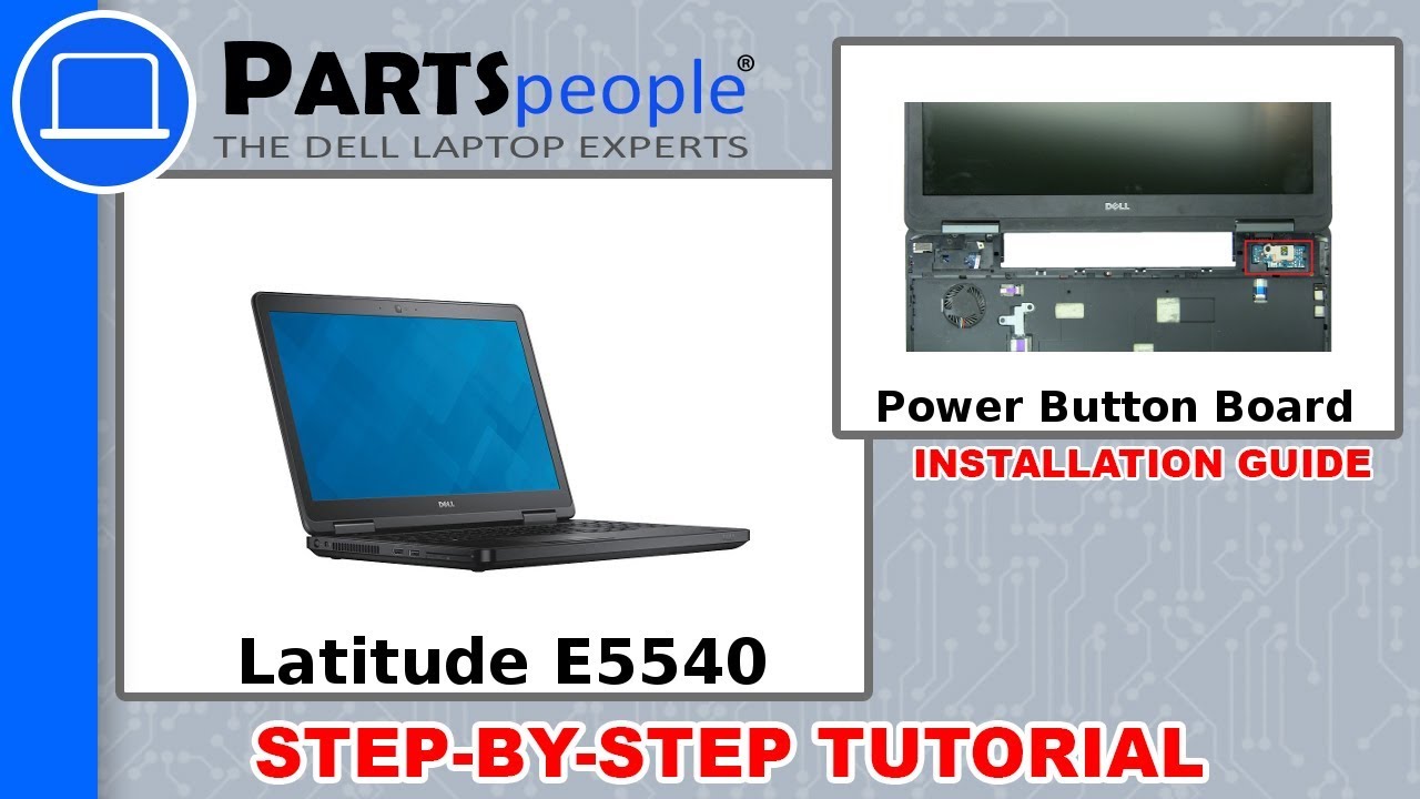 Dell Latitude E5540 (P44G001) Power Button Board How-To Video Tutorial