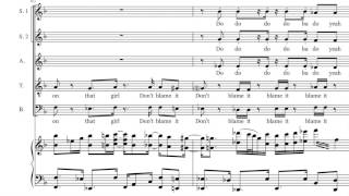 Don't Blame It On That Girl (Matt Bianco) Arr. A. Romanov for Mixed Choir & Piano
