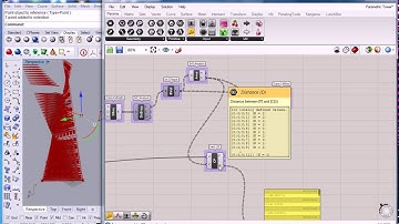 Grasshopper - Parametric Tower 9 - Facade - Attractors on Panel Solids
