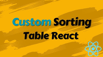 How to Sort Data in React || Custom Sorting in React Js