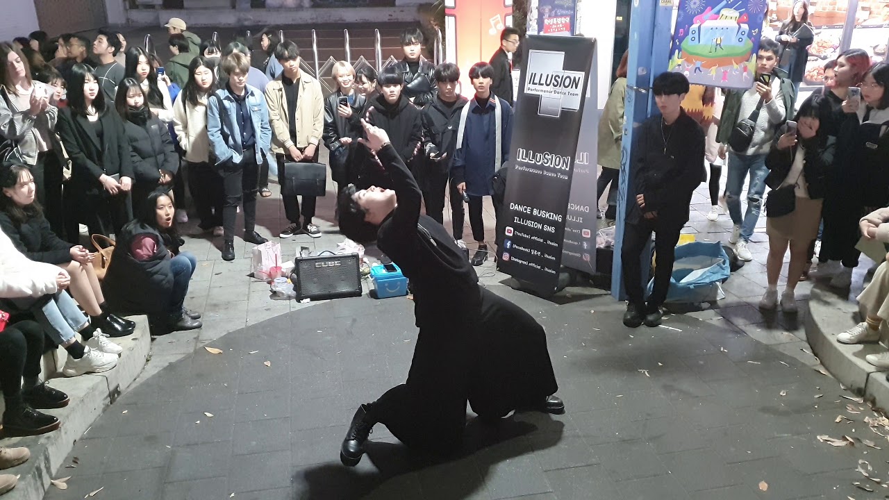 일루션(ILLUSION) 버스킹 게스트(guest) 킹덤즈(Kingdoms-김진호(KimJinHo))/ WONDERLAND - ATEEZ(에이티즈) 20191105 홍대 버스킹