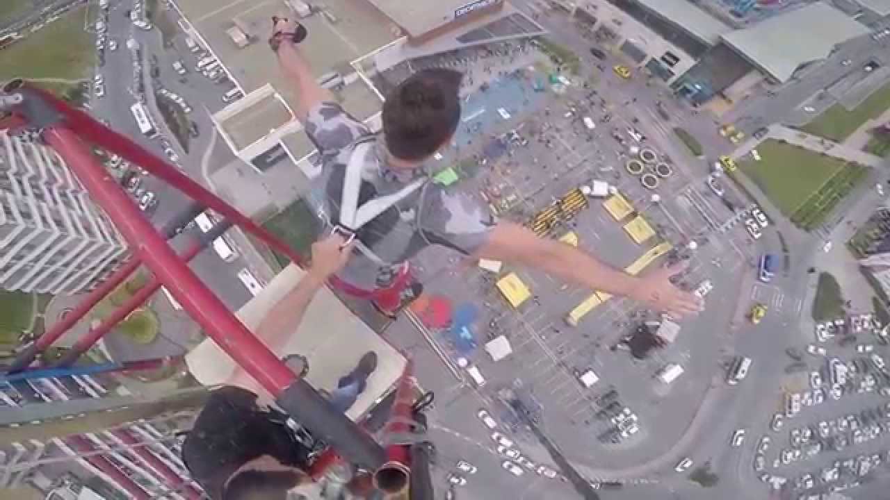 bungee jumping istanbul 100 metre atlayis youtube