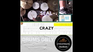 Seal Crazy Drums Only (Play Along) by Praha Drums Official (42.c)