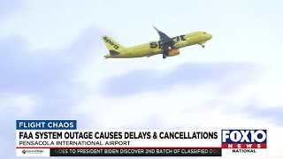FAA system outage causes delays and cancellations