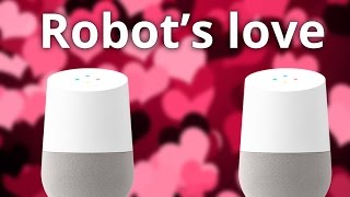 Robots fell in love while talking