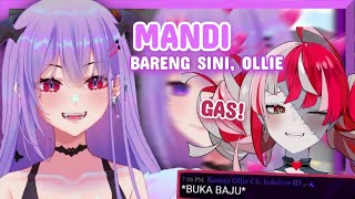 Baru datang, Ollie diajakin mandi bareng ama miti【Mythia Batford 】