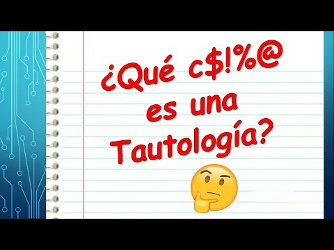 Vídeo: Què és La Tautologia I El Pleonasme