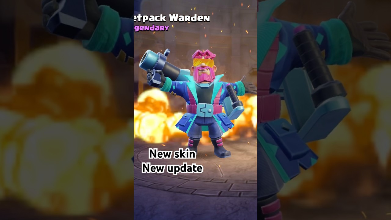 Another new update skin of warden hero 