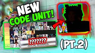 My New Code Unit Might be TOO OP.... (I LET MY SUBS PICK)