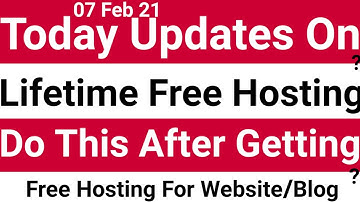 Do this after getting lifetime free hosting with cpanel, ssl & site builder for your website or blog