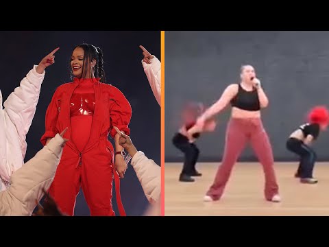 Inside Rihanna's Super Bowl Rehearsal Choreography!