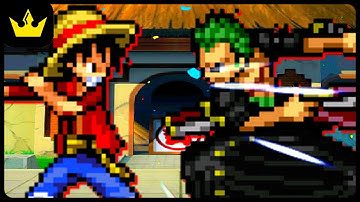 LUFFY VS ZORO (ONIGASHIMA) - EPIC MUGEN BATTLE