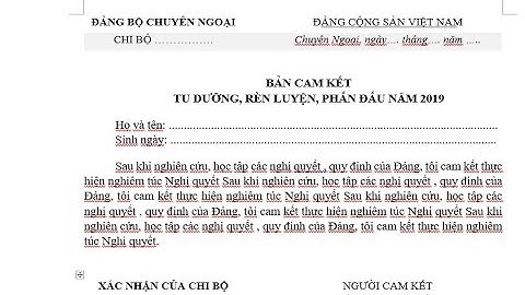 Hướng dẫn làm báo cáo bằng word