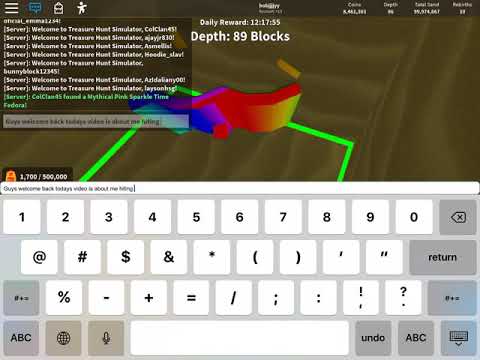 Getting Magical Map And Hitting 100million Sand Treasure Hunt Simulator Youtube - roblox treasure hunt simulator magical map