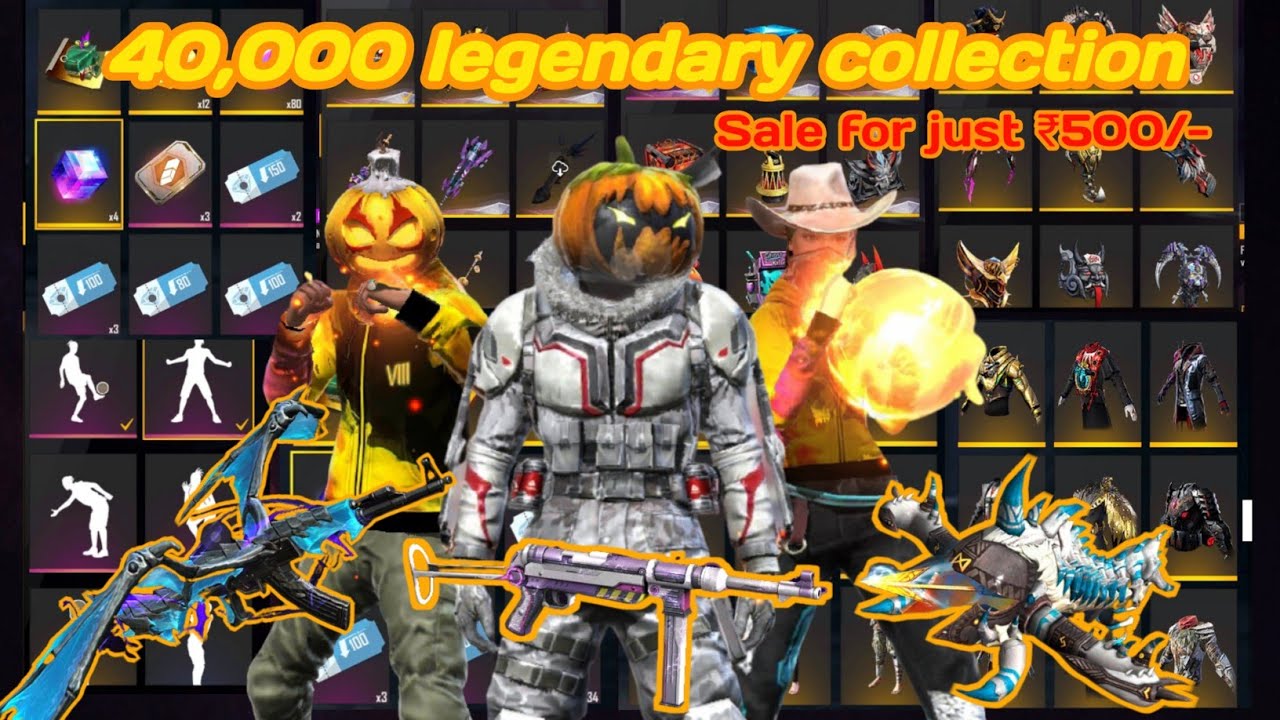 Free Fire best collection || rarest collection ever || Free fire - YouTube