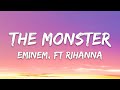 Eminem The Monster Lyrics Ft Rihanna 